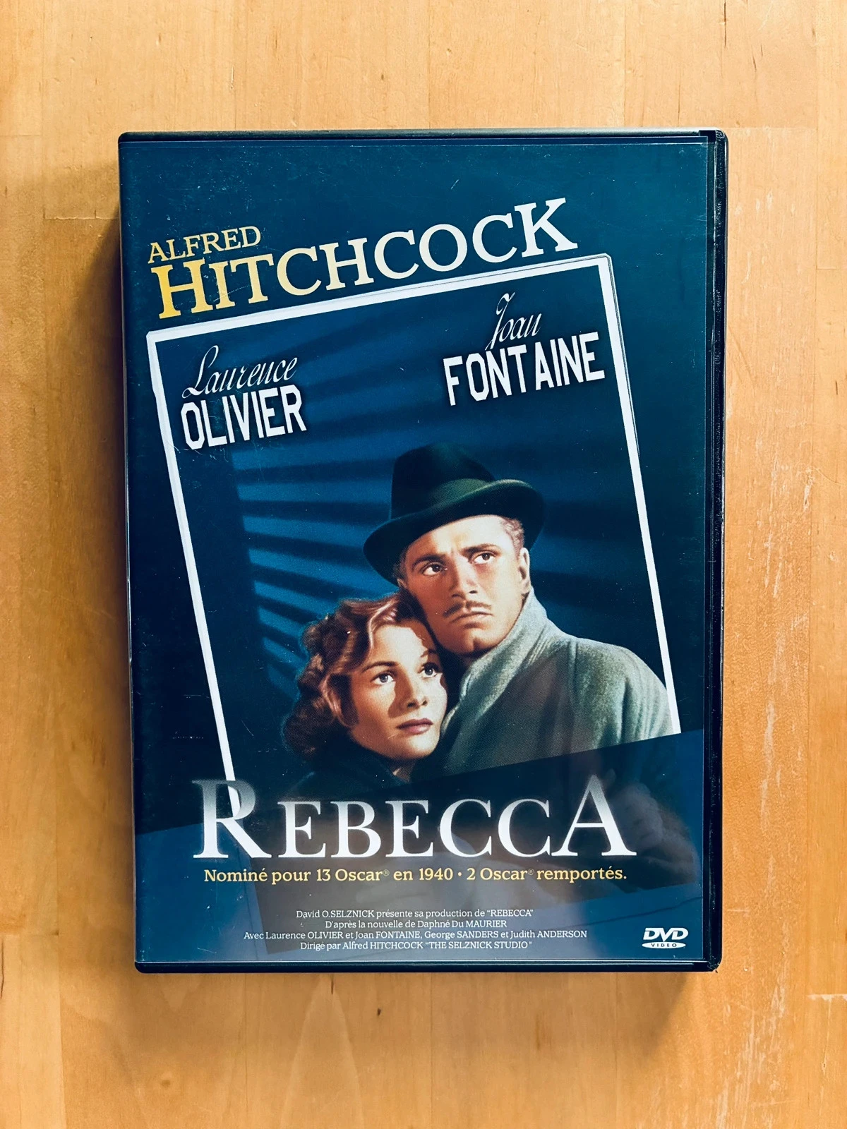 DVD Rebecca de Alfred Hitchcock.